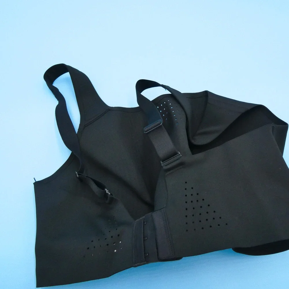 Victoria's Secret Bra Womens 38DDD Incredible Black Wireless‎ Laser Cut Nylon